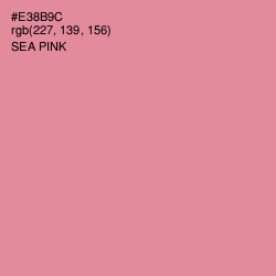 #E38B9C - Sea Pink Color Image